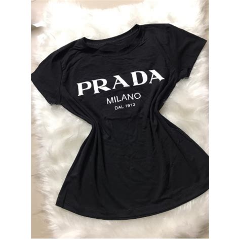 camiseta prada feminina